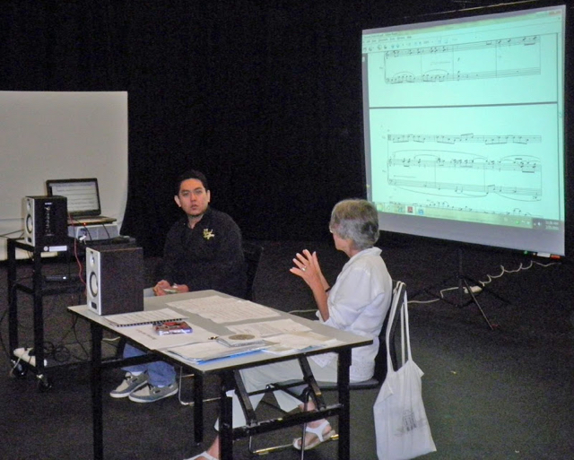 2011: Nicola taking masterclasses in Singapore